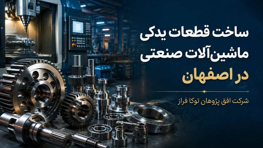 ساخت قطعات یدکی ماشین‌آلات صنعتی در اصفهان